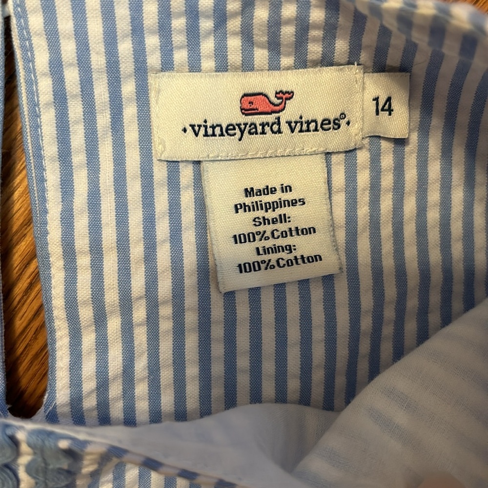 Vineyard Vines Girls Striped Dress - Picture 3 of 4